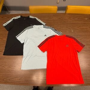 Adidas lot of 3 soccer Climalite T-Shirts men’s mediums